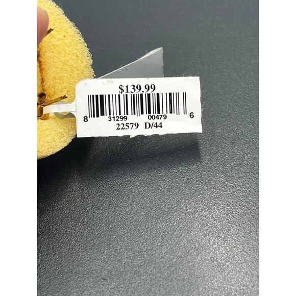 Sun 14K Gold Over 925 1/10 ctw Black Clear Diamond Heart Stud Earrings New - Picture 7 of 8